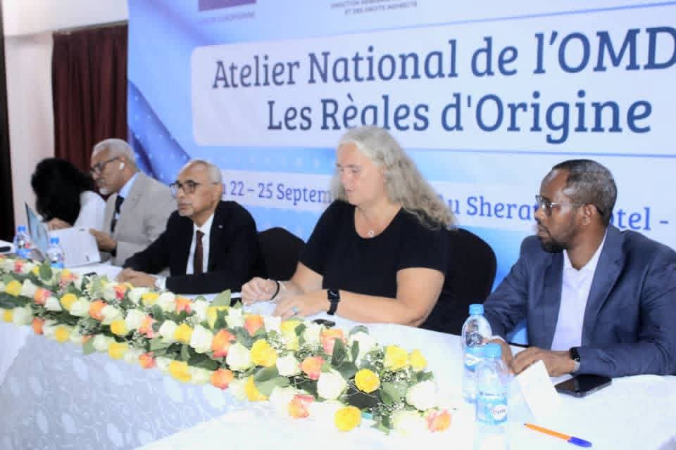 Avec le concours de l’Union européenne, la Douane de Djibouti organise l’atelier national de l-OMD sur les règles d’origine