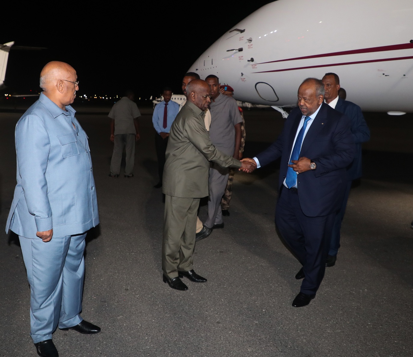 Le Président Guelleh regagne le pays à l’issue de sa participation à l’investiture de son homologue réélu de Côte d’Ivoire