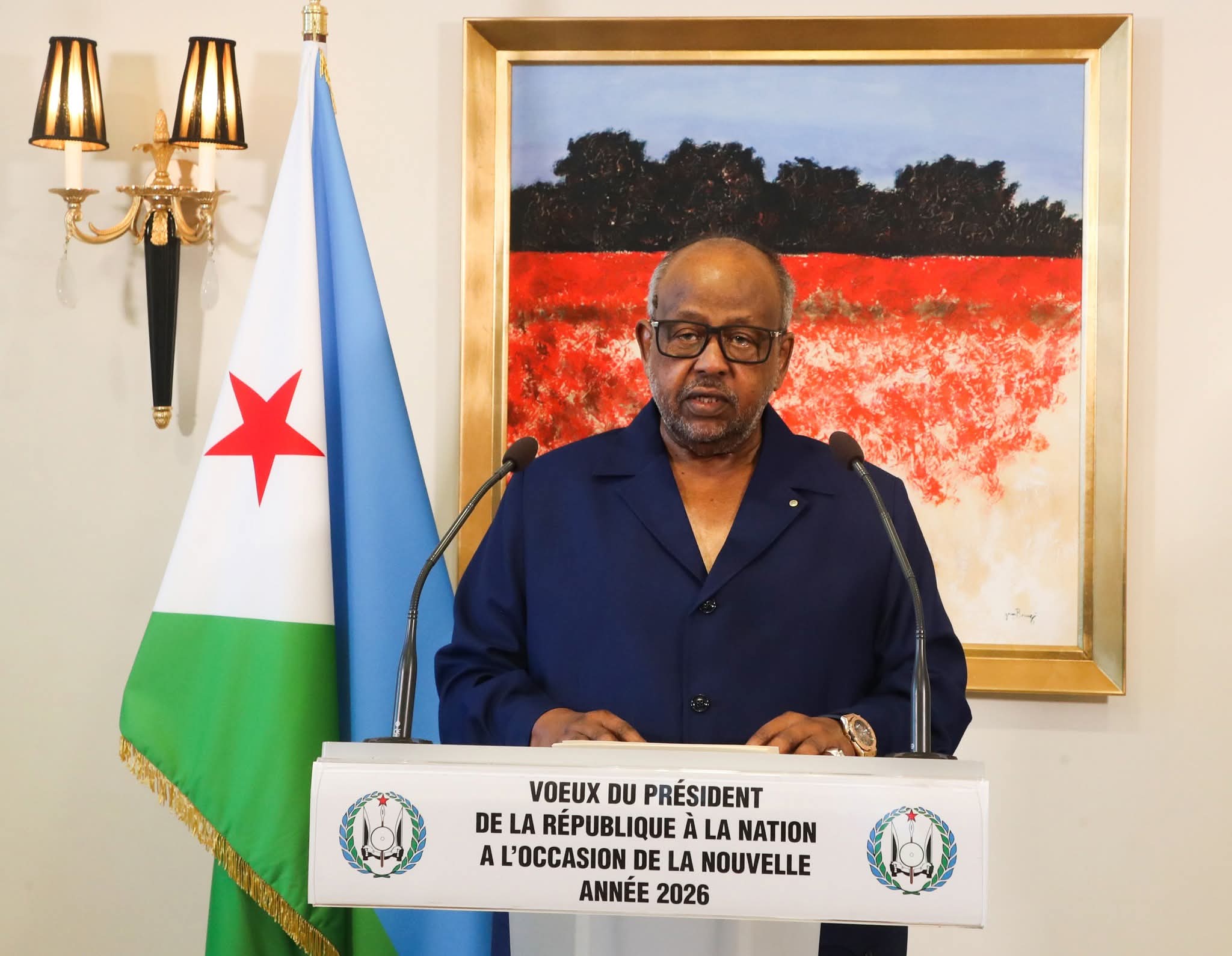 Face aux crises régionales et internationales, le président Guelleh souligne la solidité de Djibouti