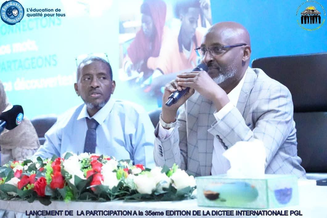 Le ministre Moustapha Mohamed Mahamoud lance la 35ᵉ édition de la Dictée PGL
